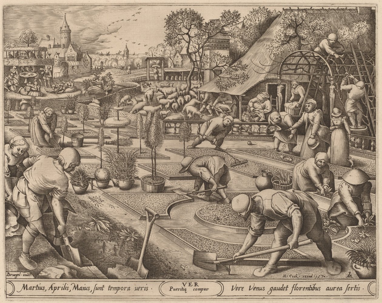 Jaro od Pieter van der Heyden after Pieter Bruegel the Elder