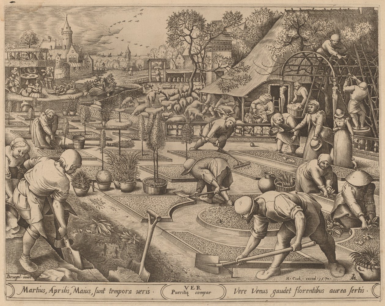 Jaro od Pieter van der Heyden after Pieter Bruegel the Elder