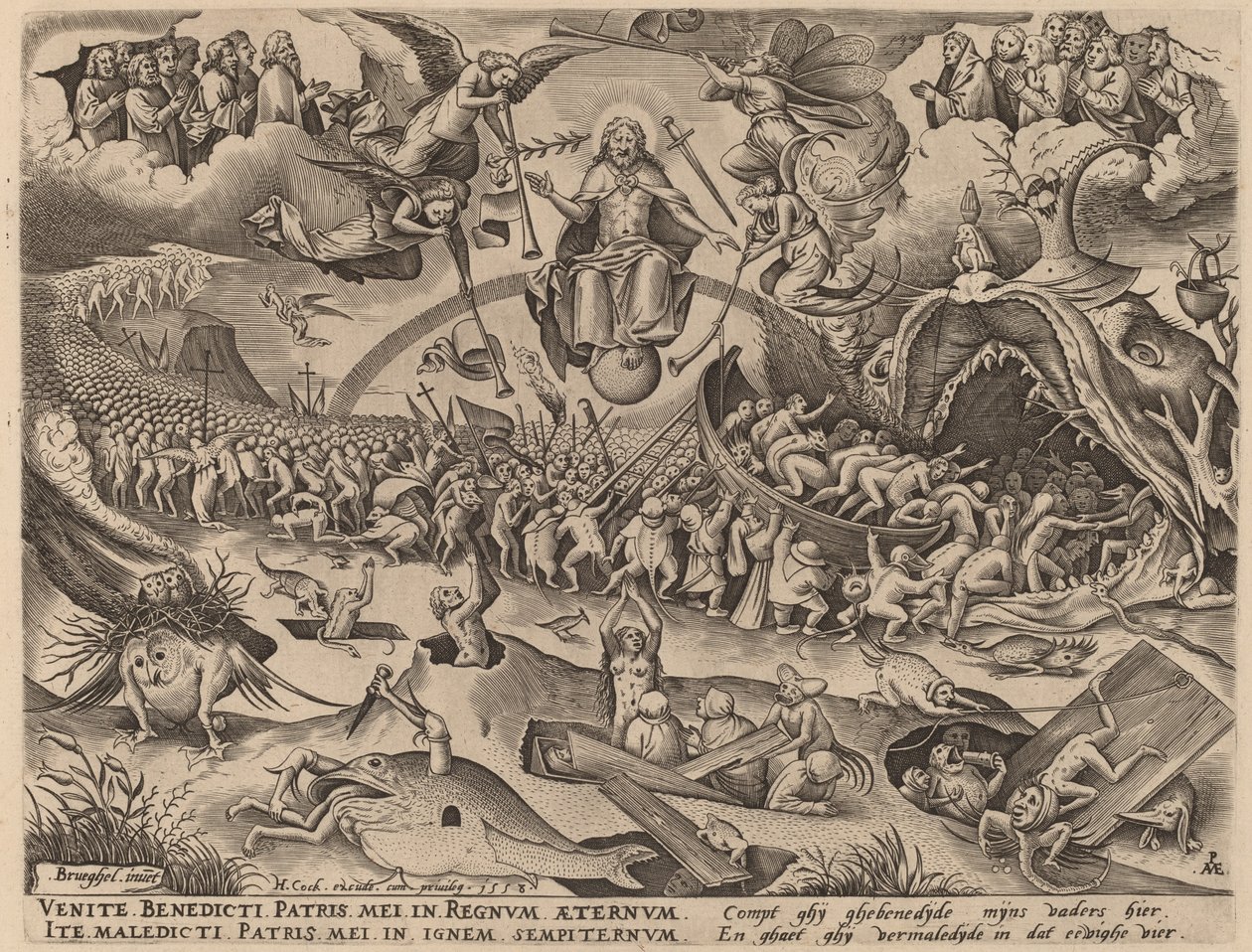 Poslední soud od Pieter van der Heyden after Pieter Bruegel the Elder