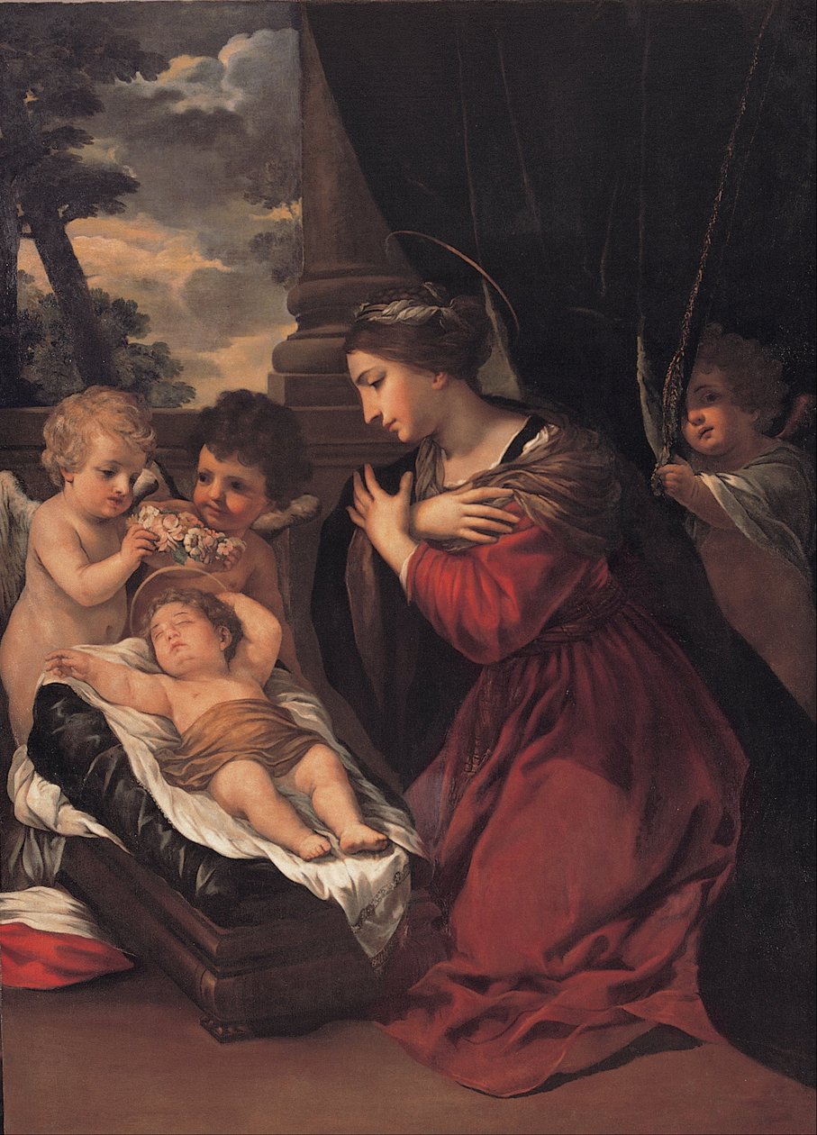 Madona s dítětem a anděly od Pietro da Cortona