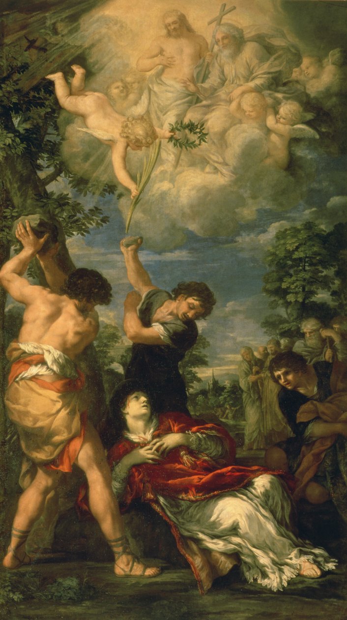 Umučení svatého Štěpána, 1660 od Pietro da Cortona