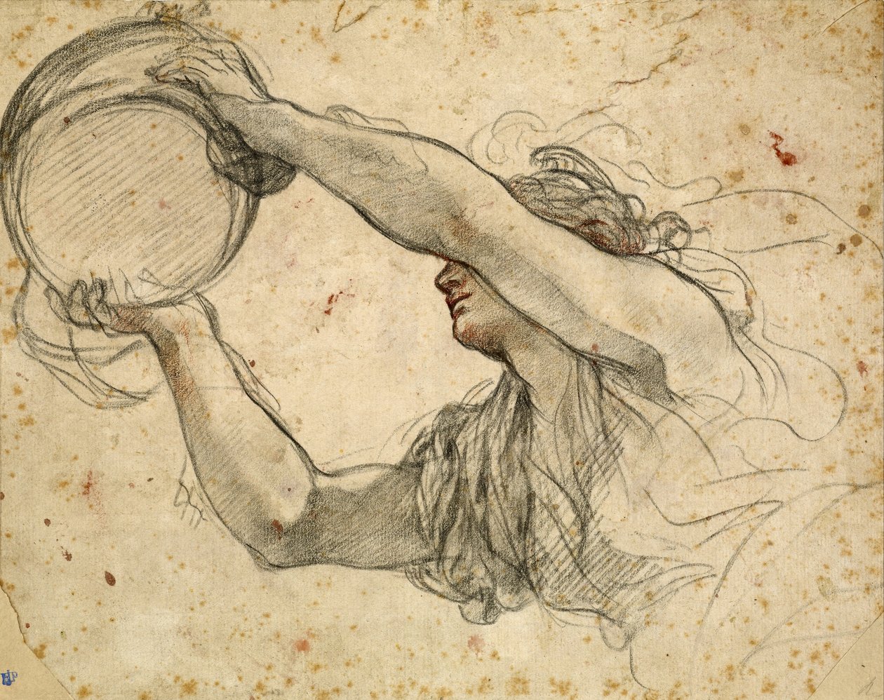Žena držící papežskou diadém od Pietro da Cortona