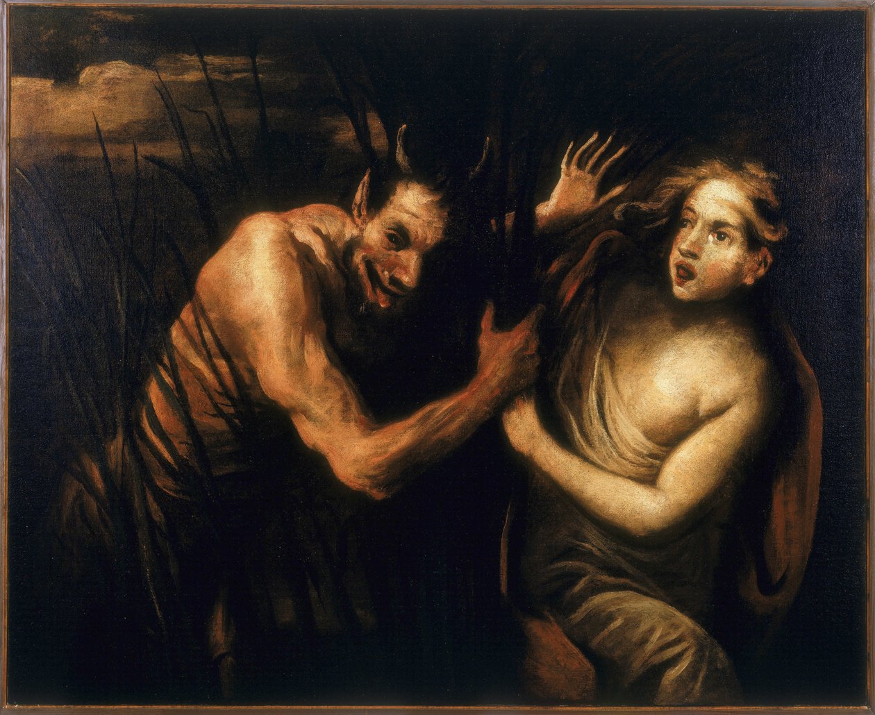 Pan a Syringa, kolem 1630-78 od Pietro della Vecchia