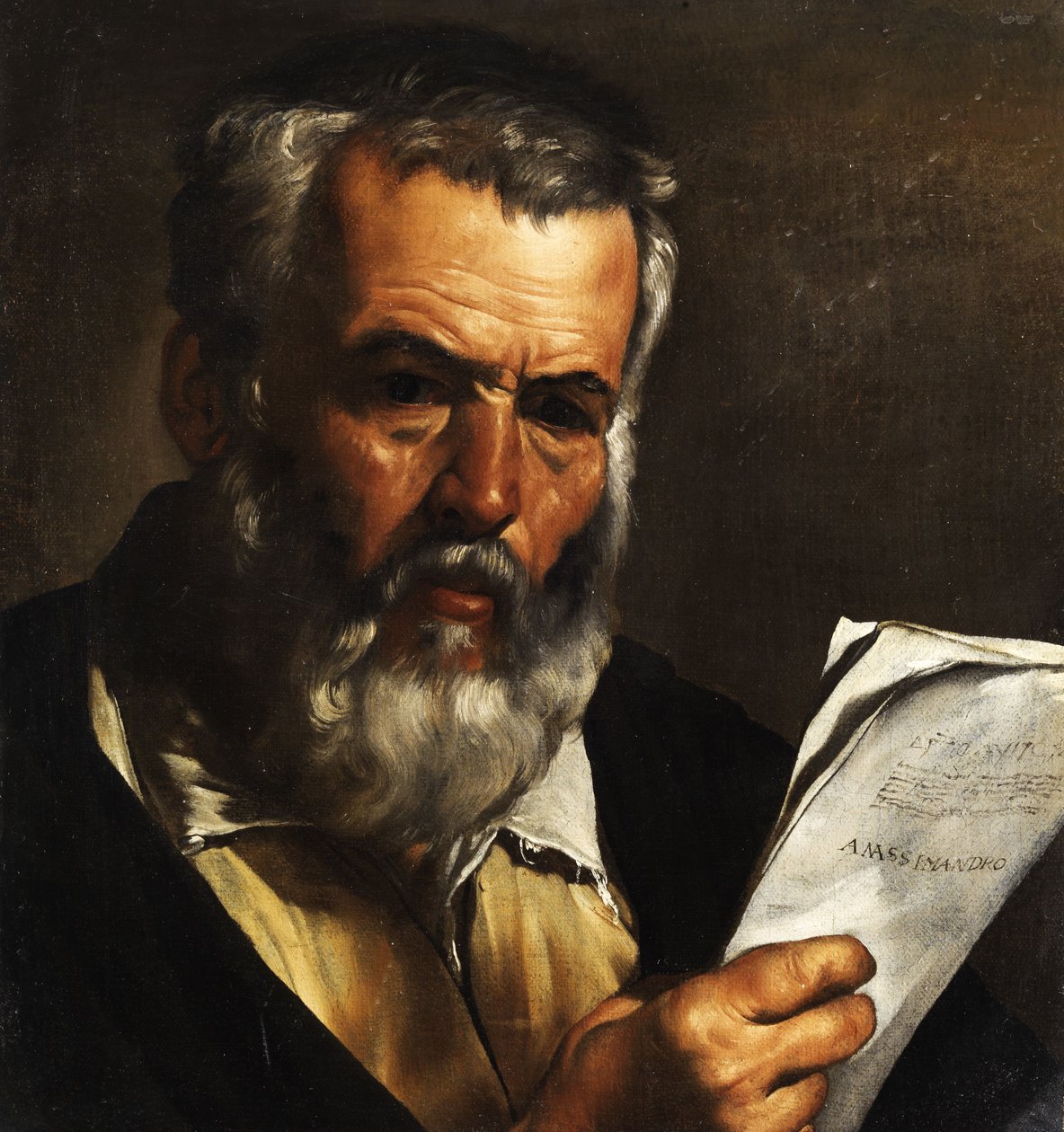 Portrét filozofa Anaximandera od Pietro Bellotti