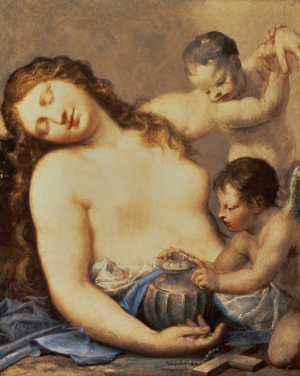 Kajícnice Máří Magdaléna s putti od Pietro Liberi
