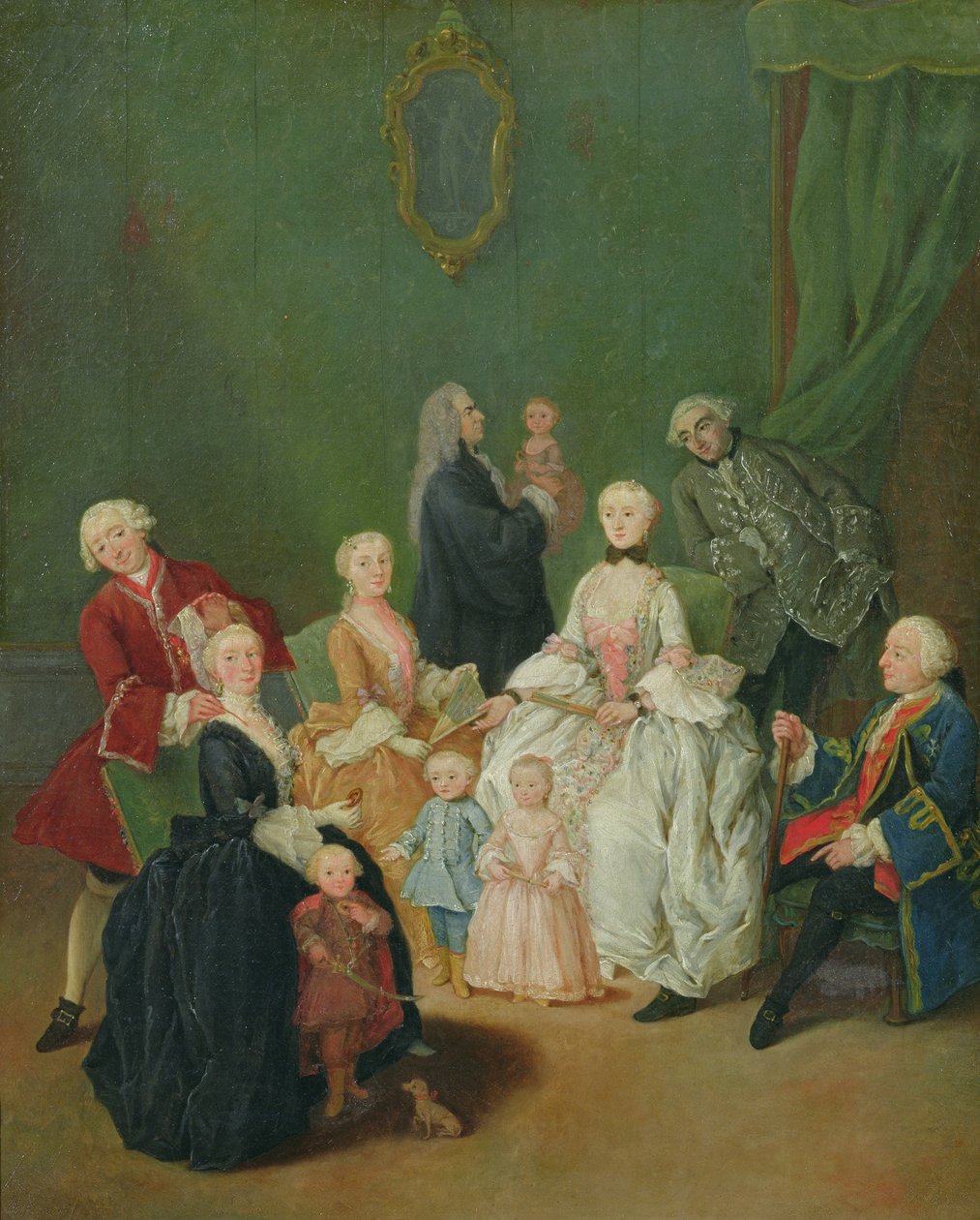 Patricijská rodina, kolem roku 1752 od Pietro Longhi
