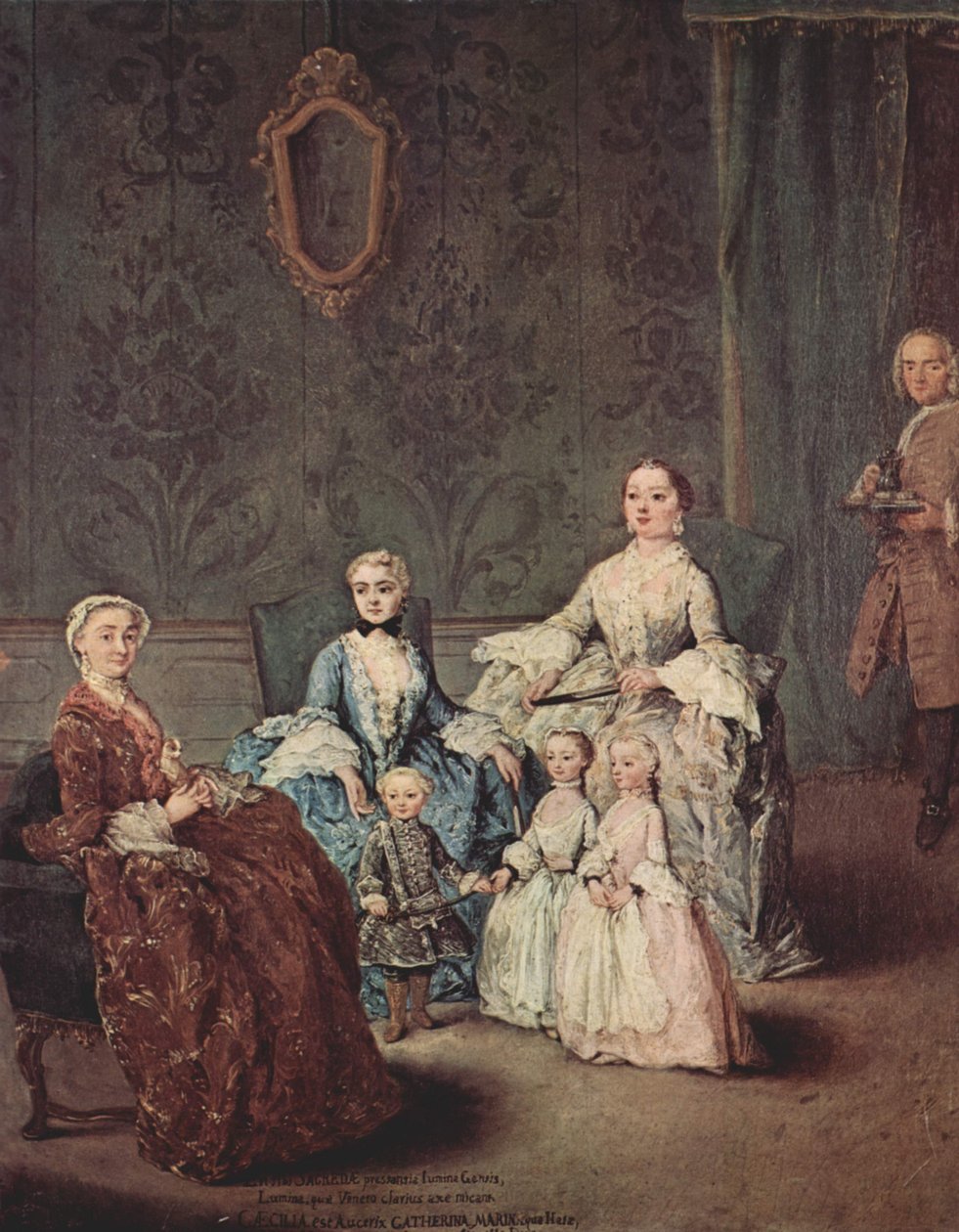 Portrét rodiny Sagredo od Pietro Longhi