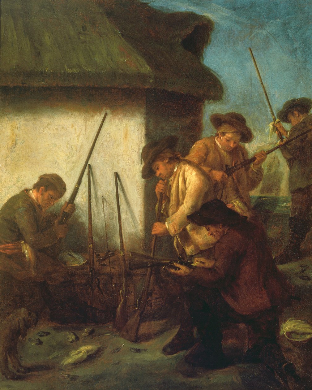 Příprava zbraní od Pietro Longhi