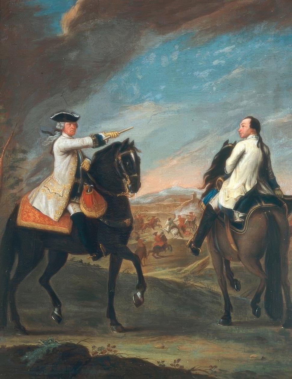 Reiterbildnis des Guglielmo di Monfort od Pietro Longhi