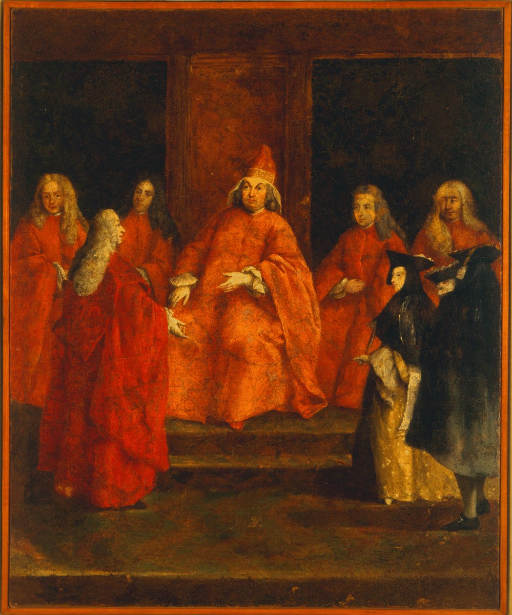 Doge Grimani na svém trůnu od Pietro Longhi