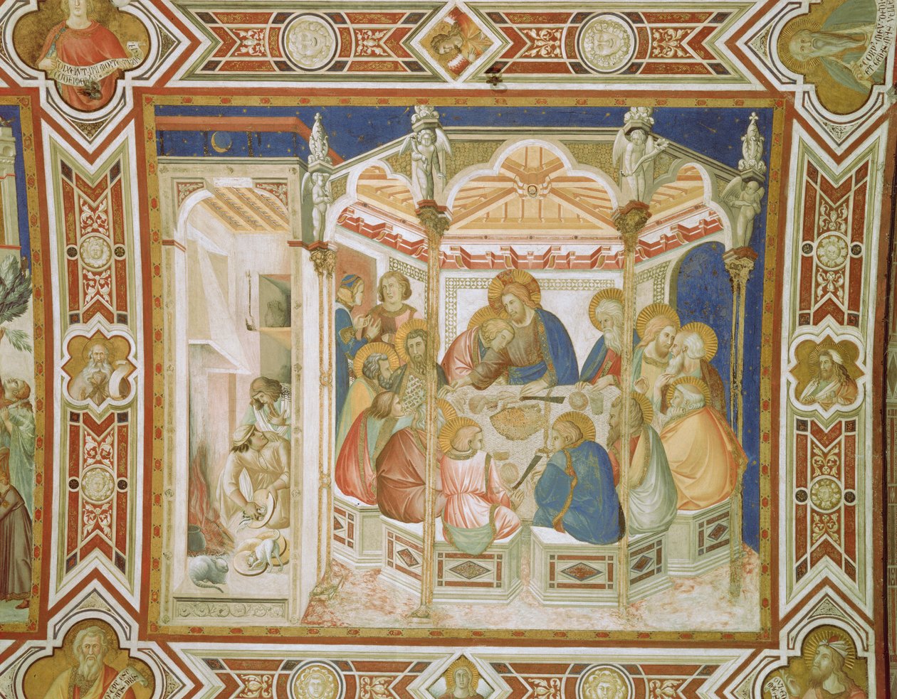 Poslední večeře od Pietro Lorenzetti