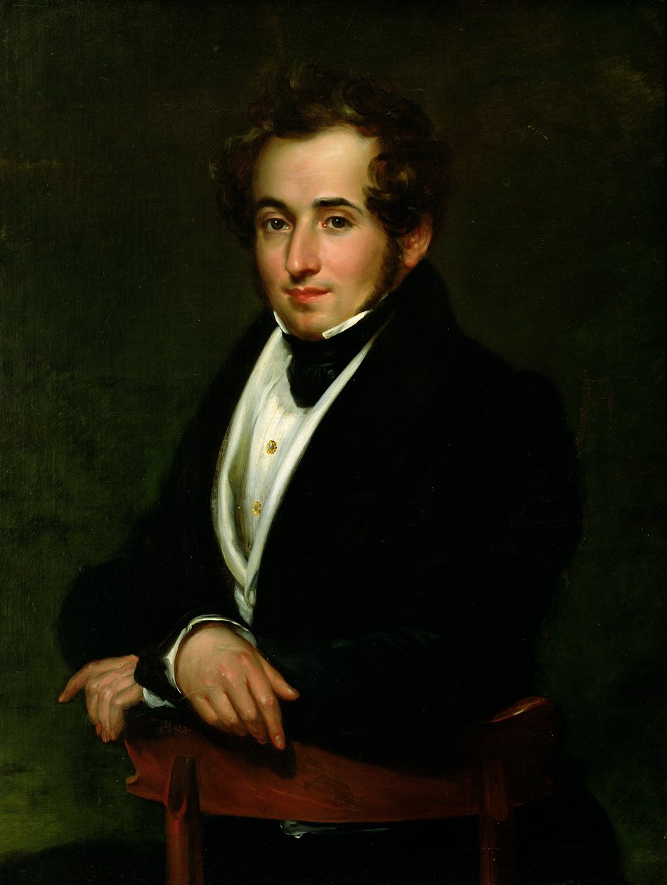 Portrét Vincenza Belliniho (1801-35) od Pietro Lucchini