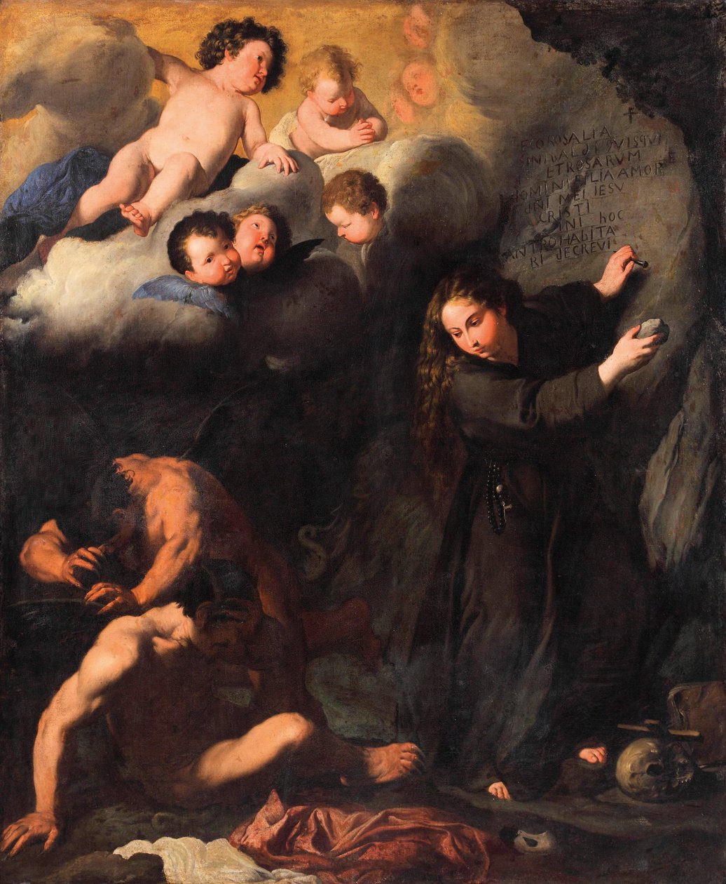 Santa Rosalia od Pietro Novelli