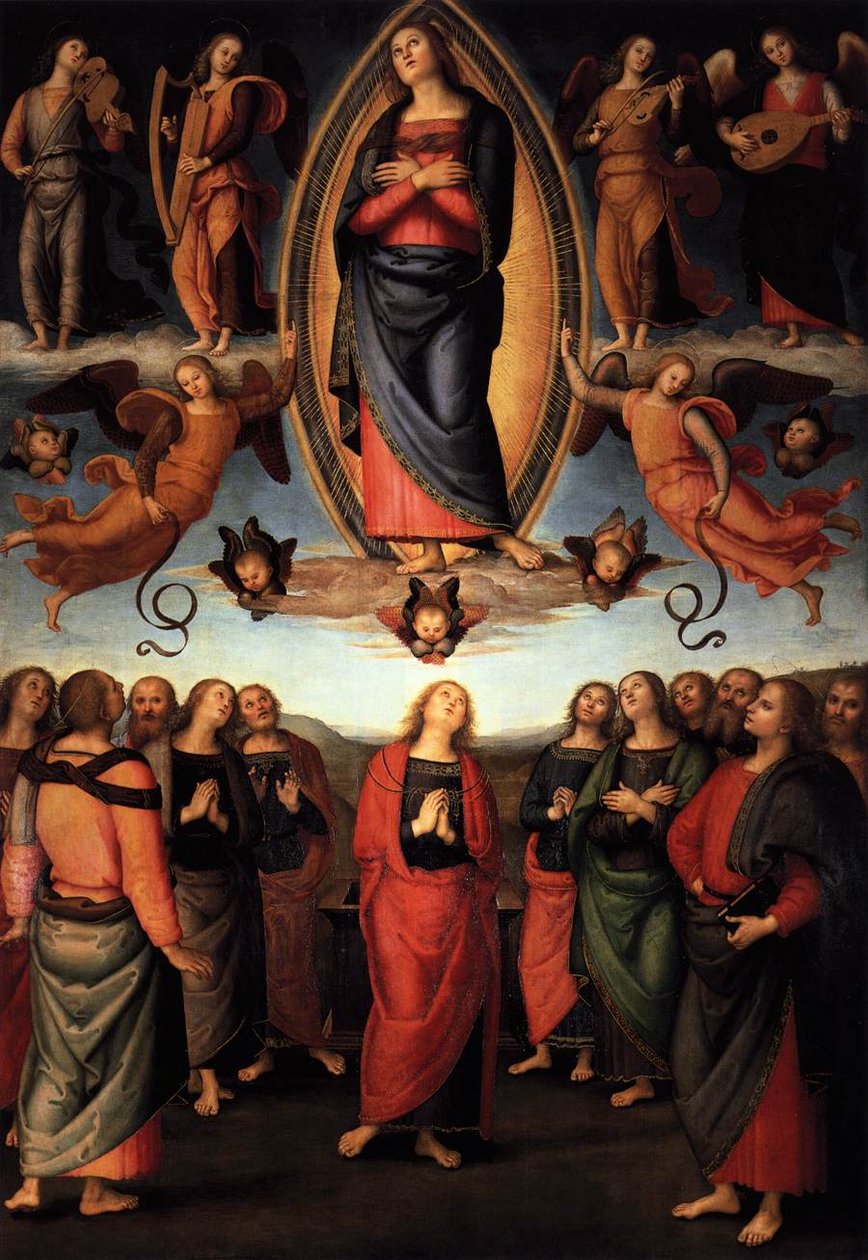 Nanebevzetí Panny Marie od Pietro Perugino
