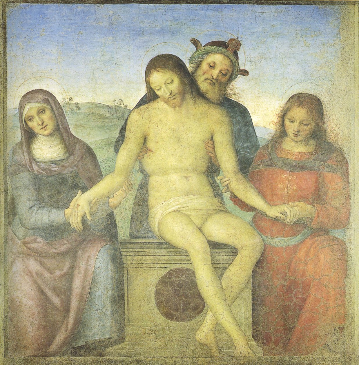 Kristus v Pietà od Pietro Perugino