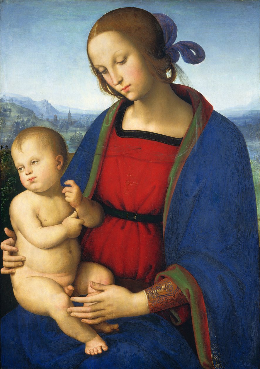 Madonna a dítě, kolem roku 1500 od Pietro Perugino