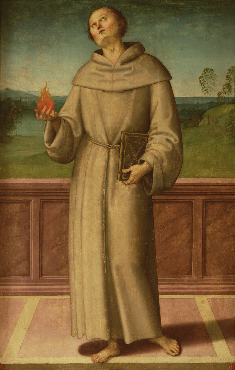 Svatý Antonín Paduánský (tempera na plátně) od Pietro Perugino