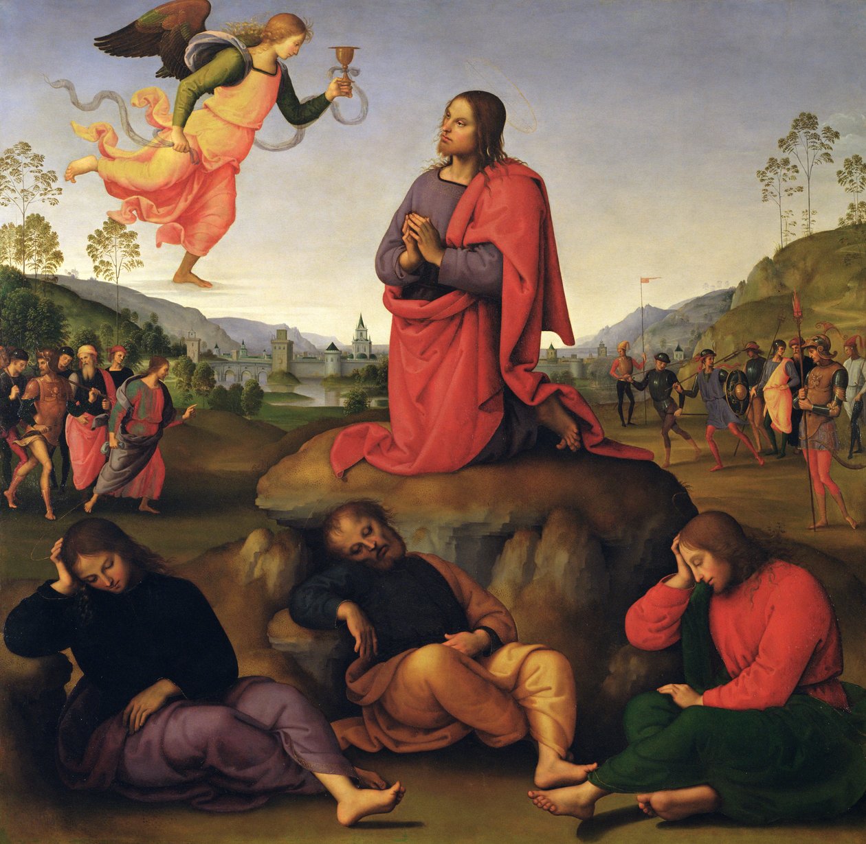 Agónie v zahradě, 1492 od Pietro Perugino
