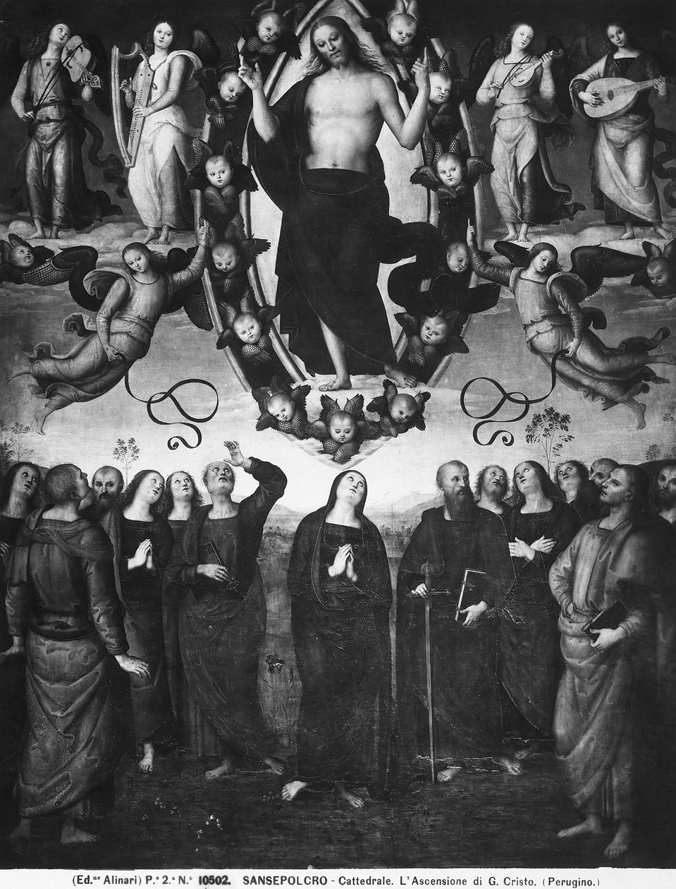 Nanebevstoupení Krista od Pietro Perugino