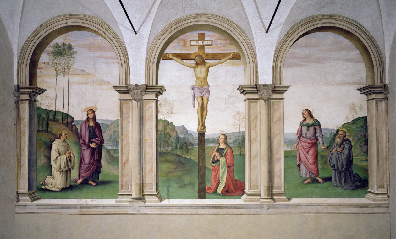 Ukřižování, 1494-96 od Pietro Perugino