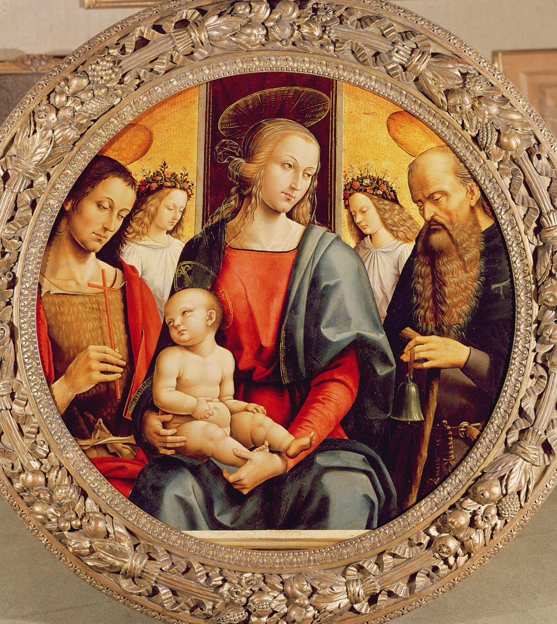 Panna a dítě od Pietro Perugino