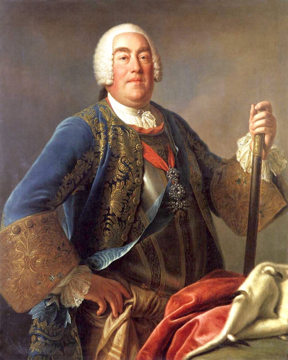 Polský král August III od Pietro Antonio Rotari