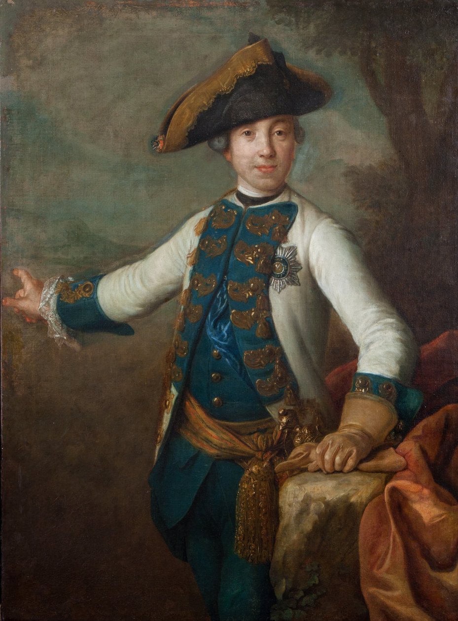 Portrét velkovévody Petera Fedoroviče (později Peter III Ruska) od Pietro Antonio Rotari