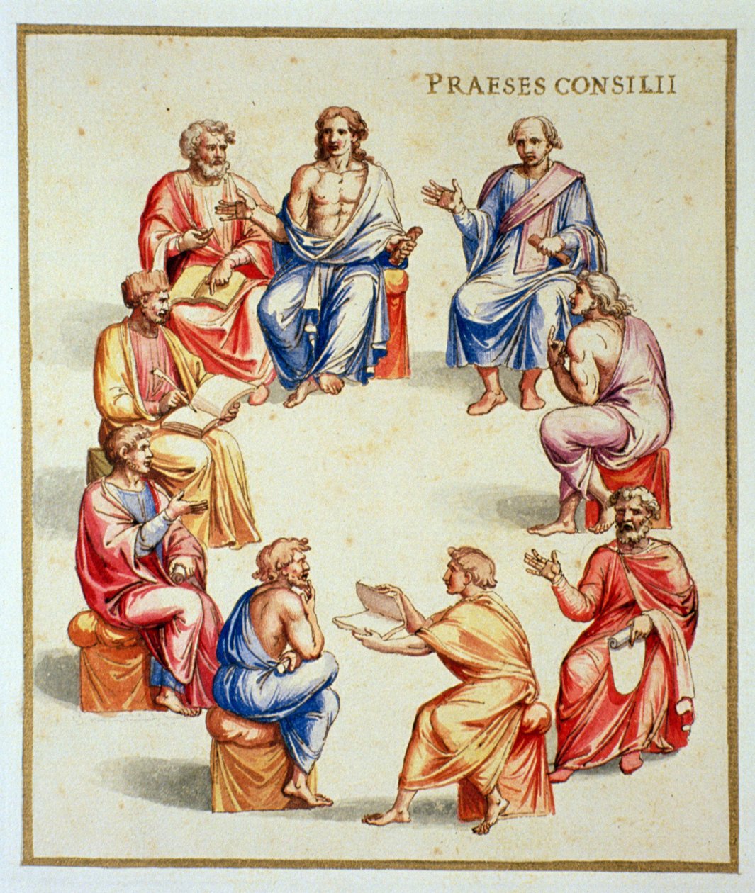 Paní Gen 1496 Plate CXXXIII Senát, 1674 od Pietro Santi Bartoli