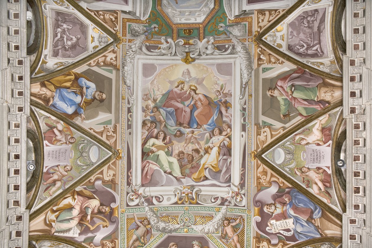 Korunování Panny Marie (detail 3496331) od Pietro Sorri