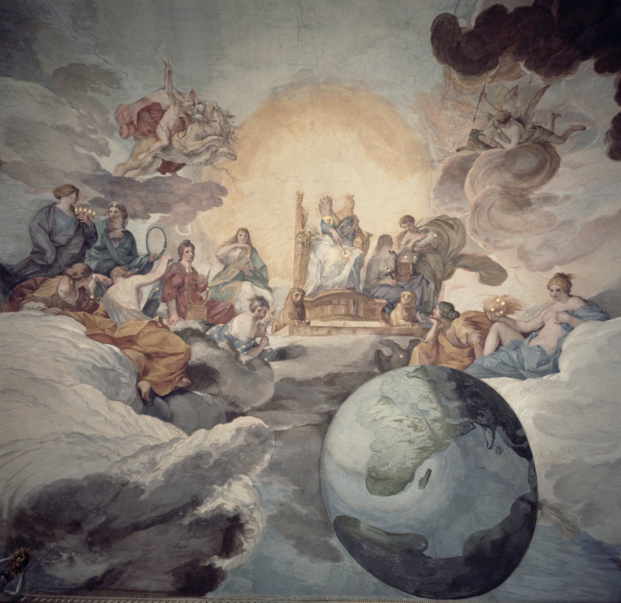 Alegorie umění (stropní malba) od Pietro da Cortona