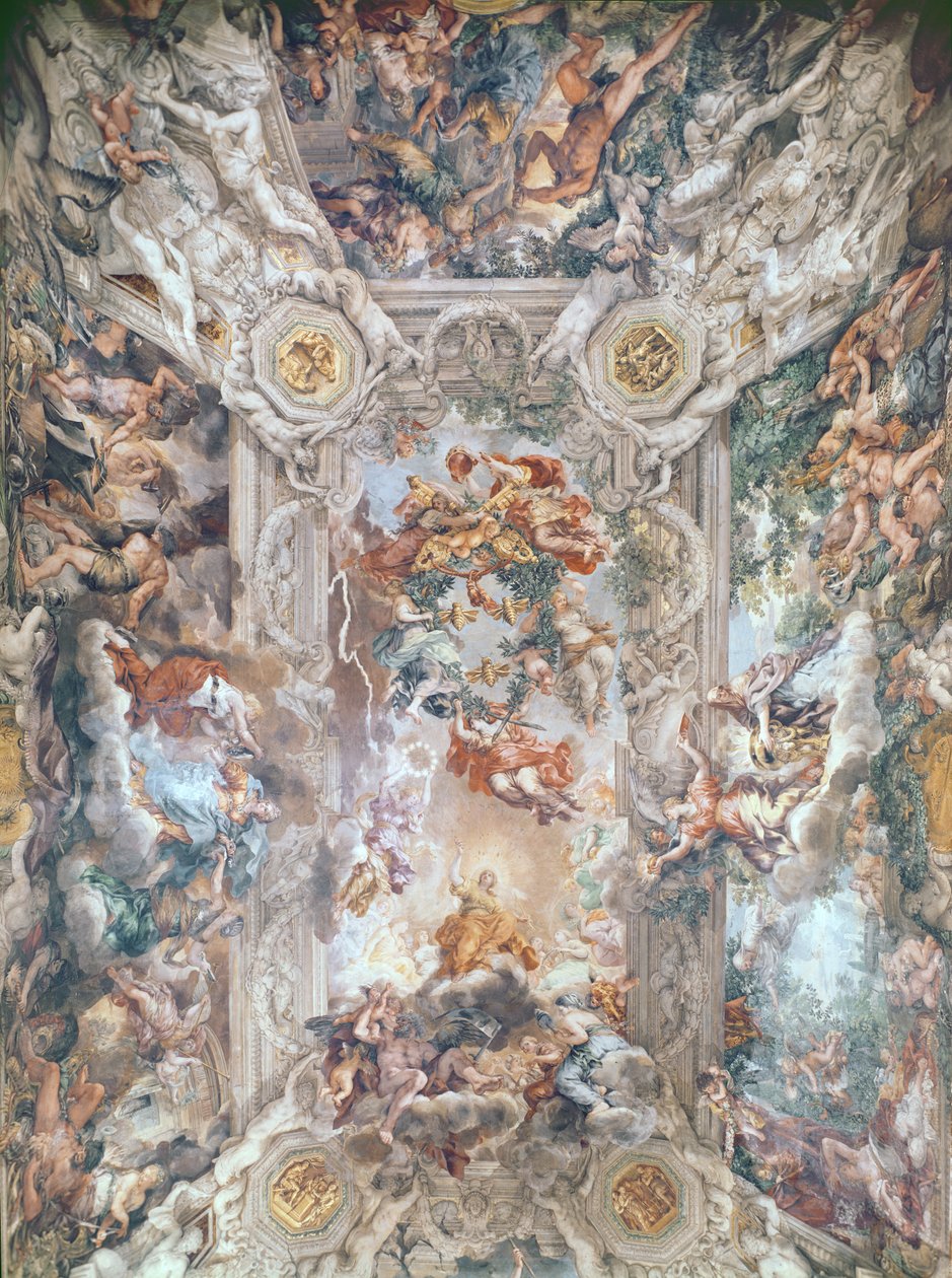 Triumf Božské Prozřetelnosti od Pietro da Cortona