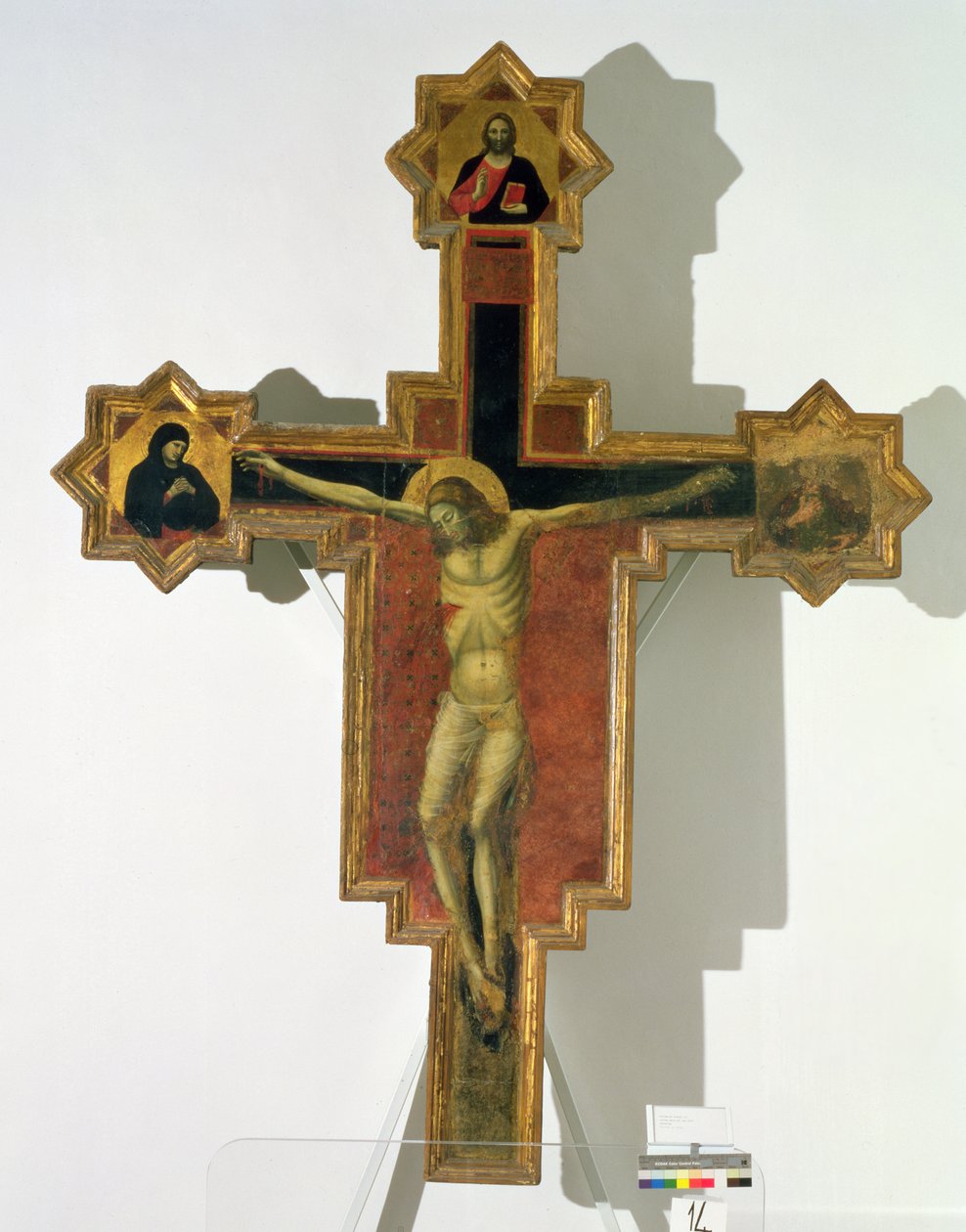 Ukřižování (tempera na panelu) od Pietro da Rimini