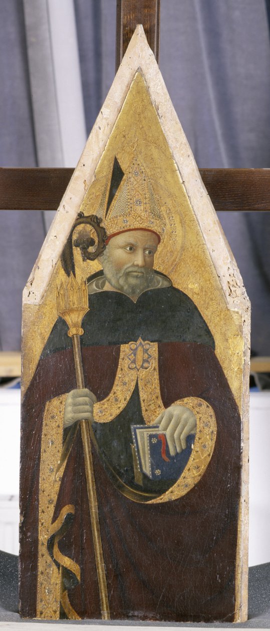 St. Augustine, cca 1440 (tempera na topolovém dřevě) od Pietro di Giovanni di Ambrogio Pietro di Giovanni di Ambrogio