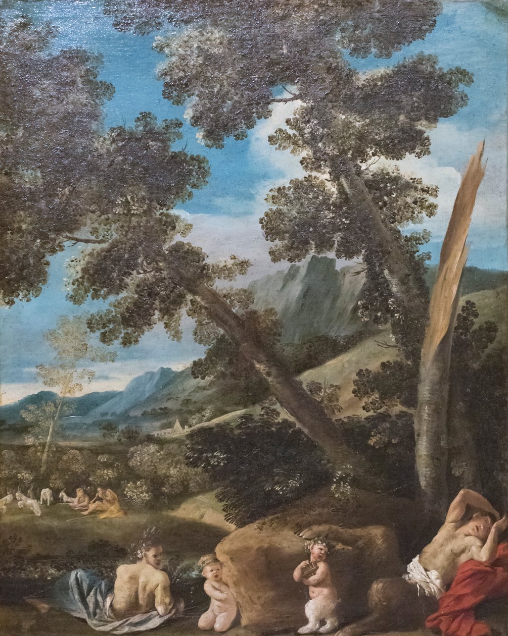Krajina se satyry od Pietro (1611 50) Testa