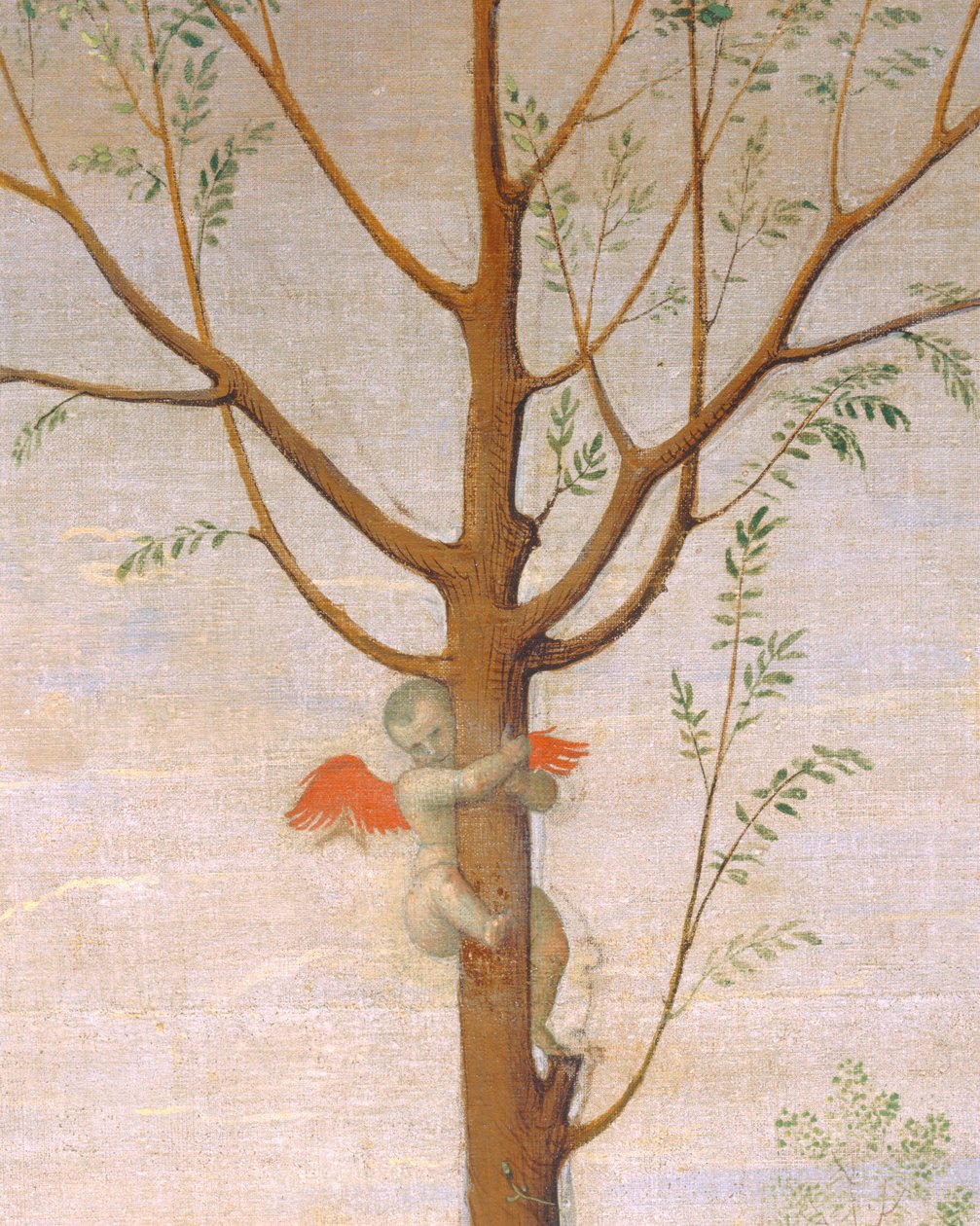Boj mezi láskou a cudností... od Pietro (studio of) Perugino