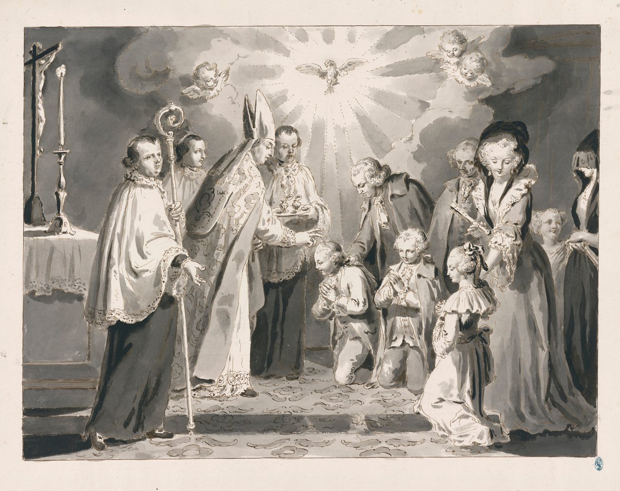Potvrzení ze sedmi svátostí od Pietro Antonio Novelli