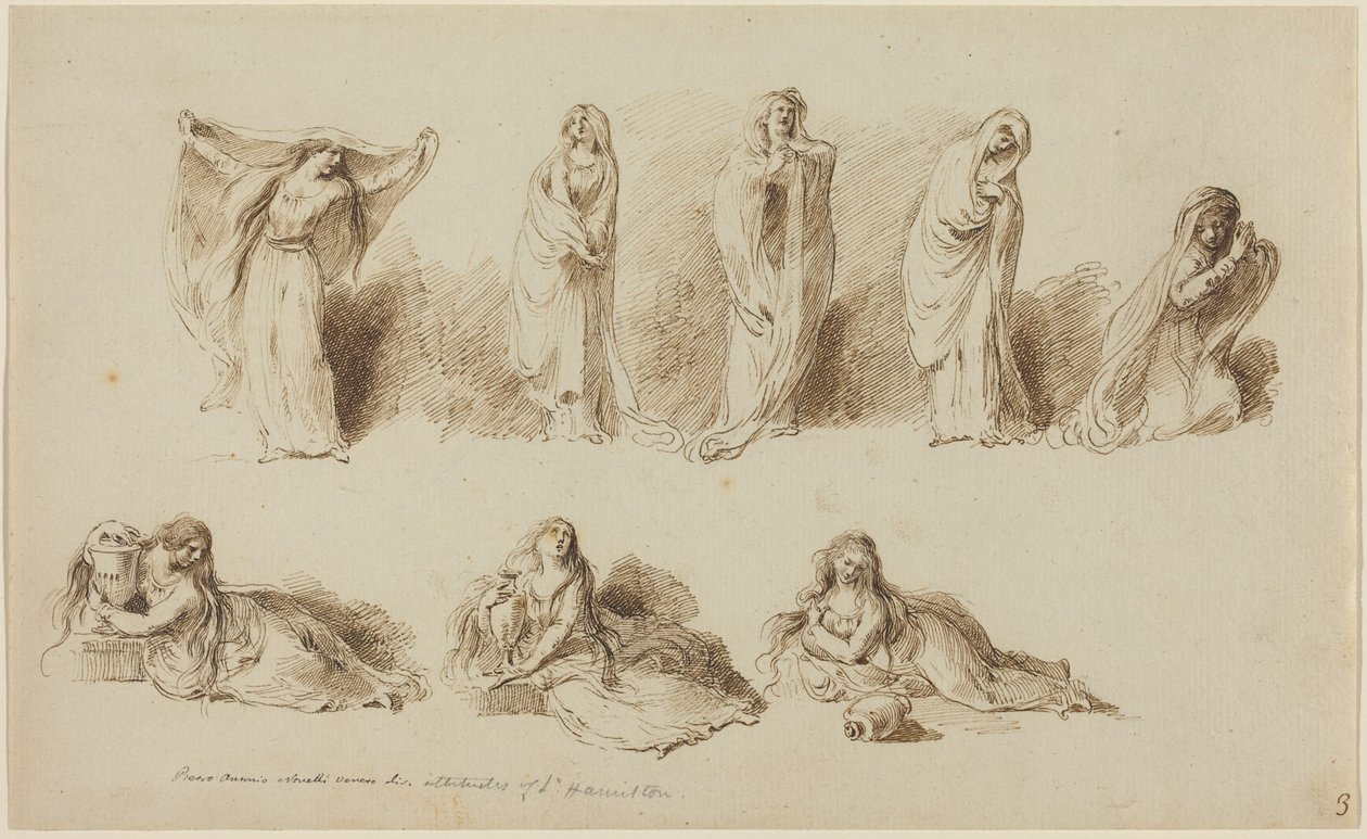Postoje lady Hamiltonové od Pietro Antonio Novelli