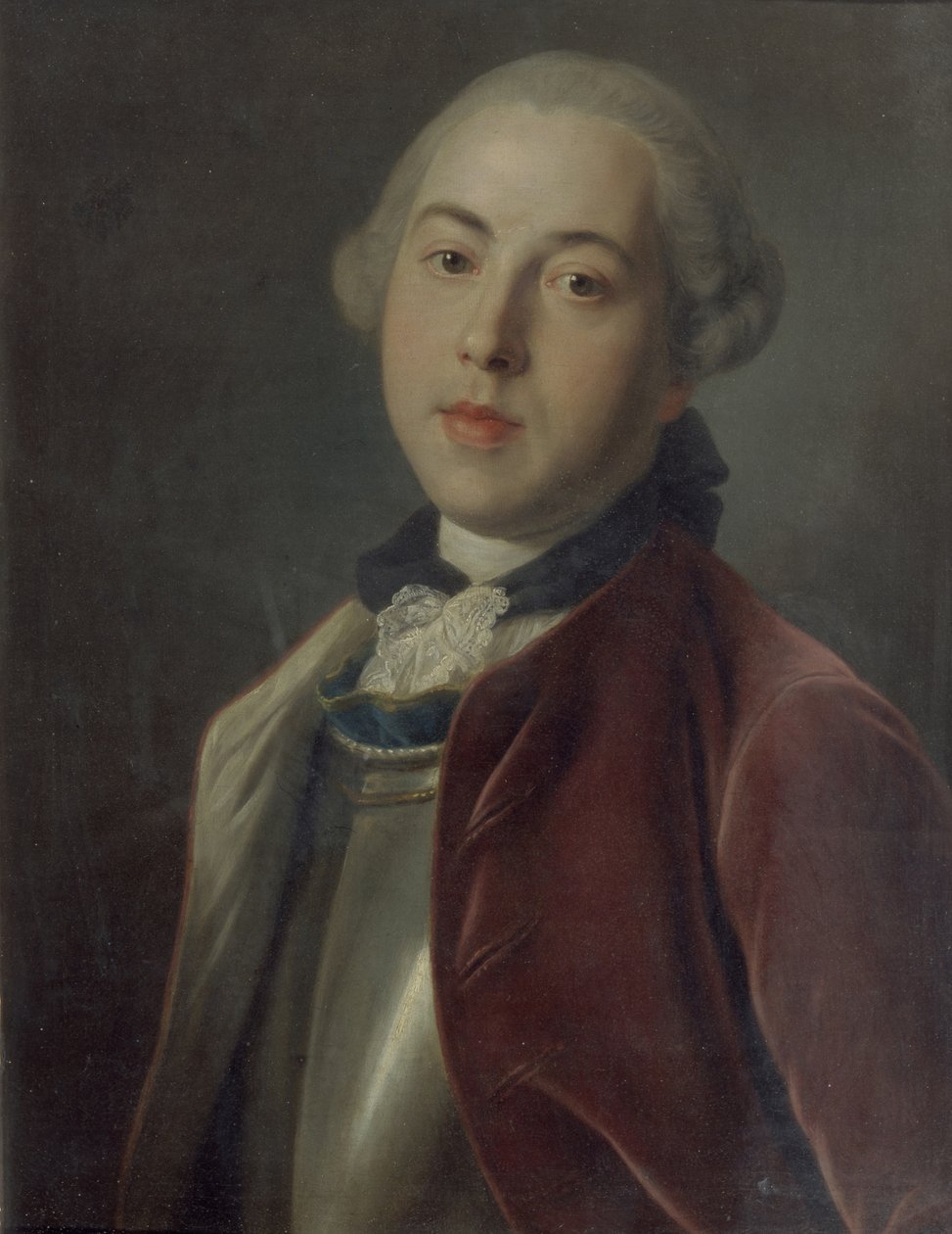 Portrét hraběte Alexandra Michajloviče Golitsyna od Pietro Antonio Rotari