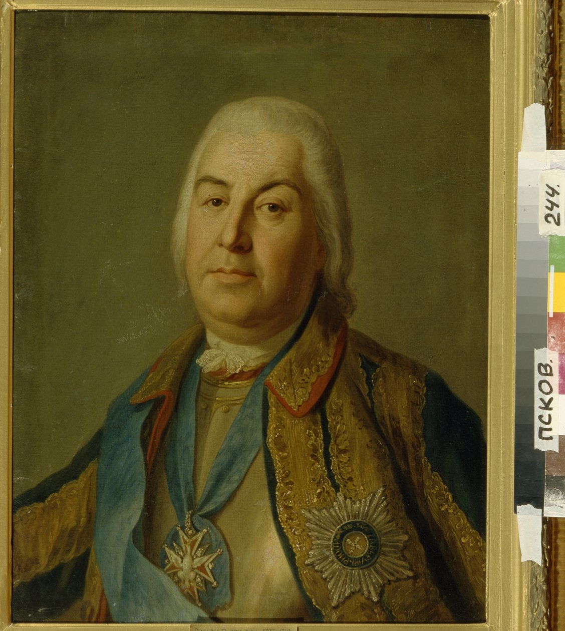 Portrét hraběte Petra Semjonoviče Saltykova, 1760 od Pietro Antonio Rotari