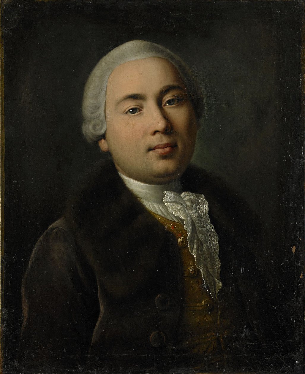 Portrét hraběte Valentina Platonoviče Musina-Puškina 1735-1804 od Pietro Antonio Rotari
