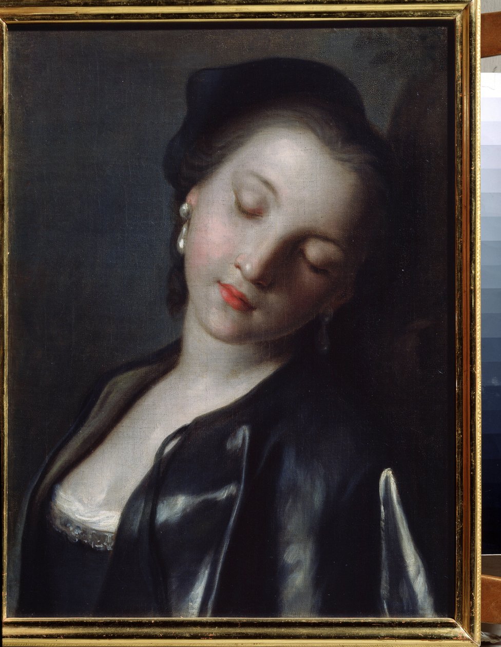 Spící mladá žena od Pietro Antonio Rotari
