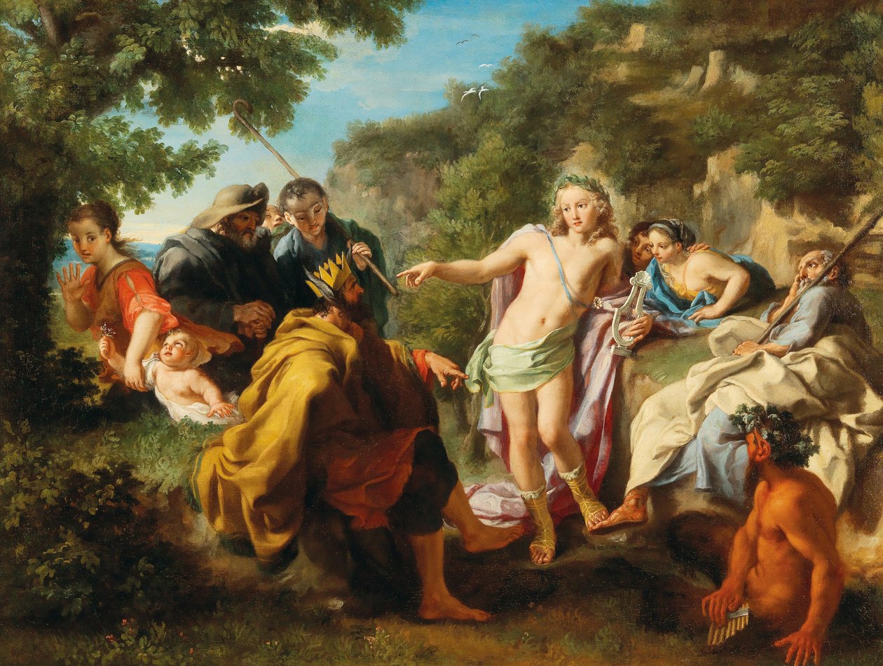The Judgment Of Midas, První třetina 18. století. od Pietro Bianchi