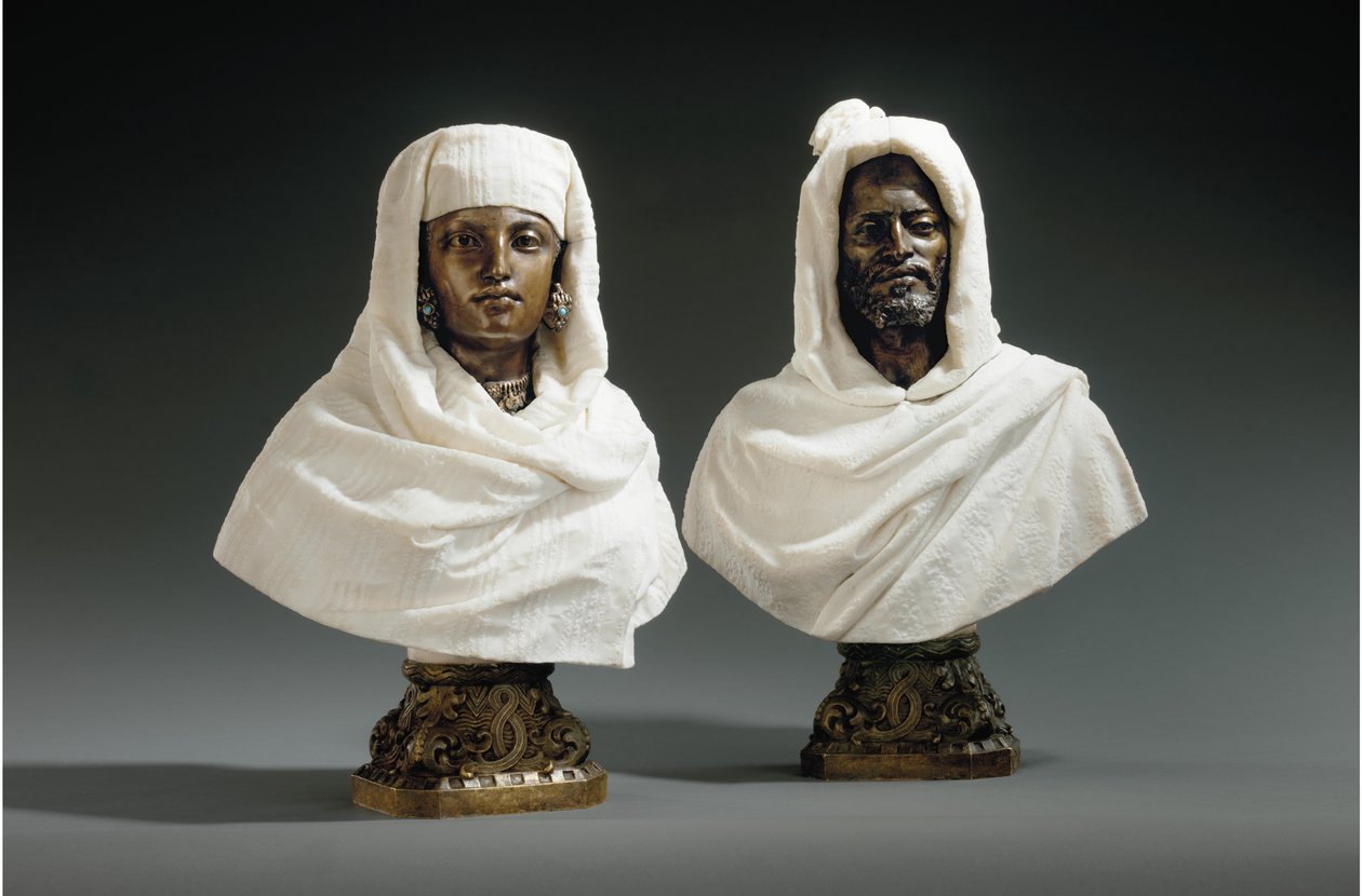 Busty šejka a šejka, c.1865-70 od Pietro Calvi