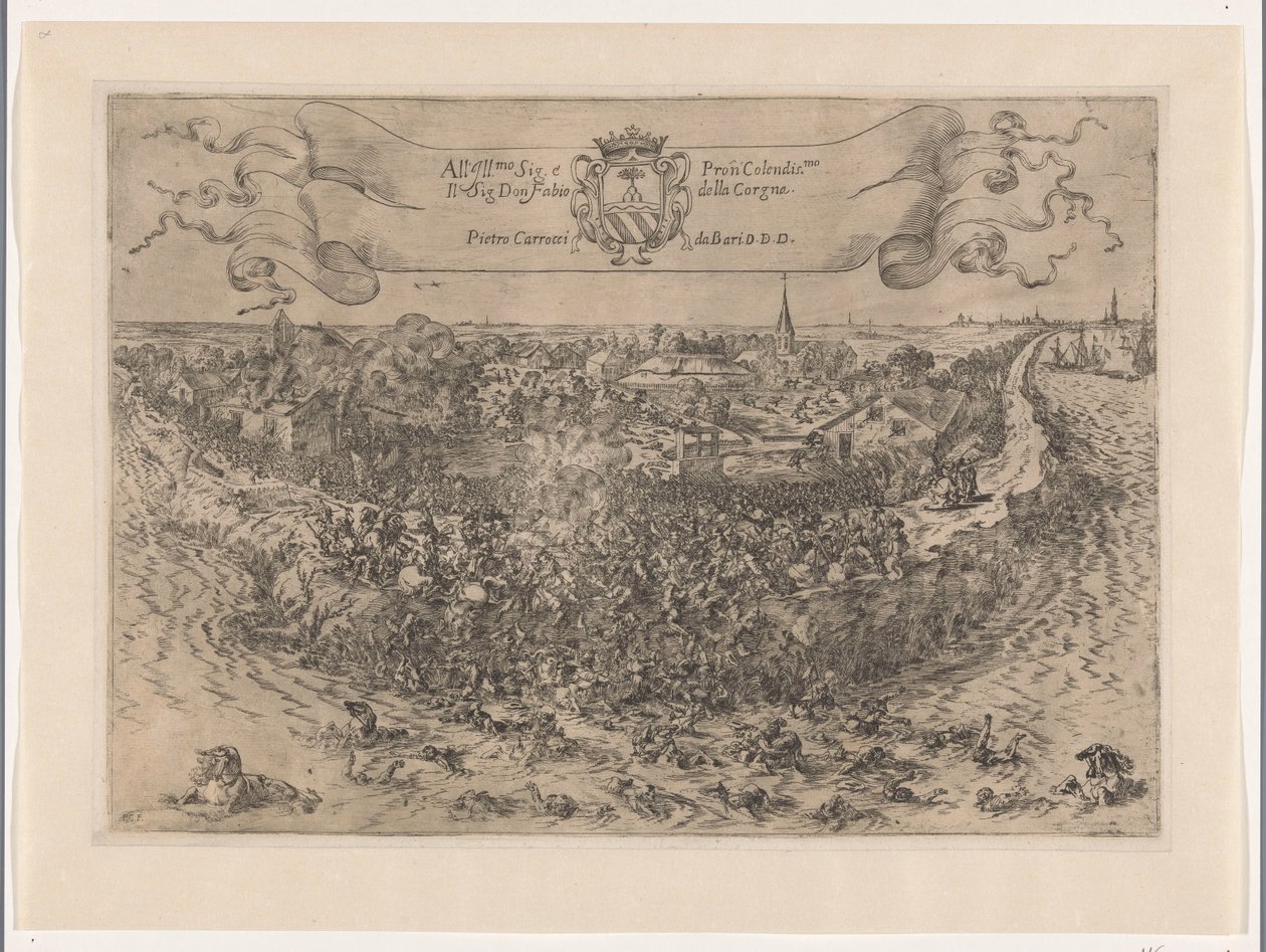 Bitva u Oosterweel, 1567 od Pietro Carrocci