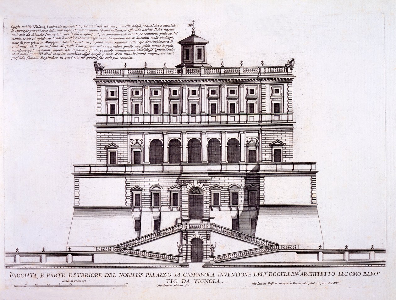 Palazzo di Caprarola, kolem 1559-73, z 