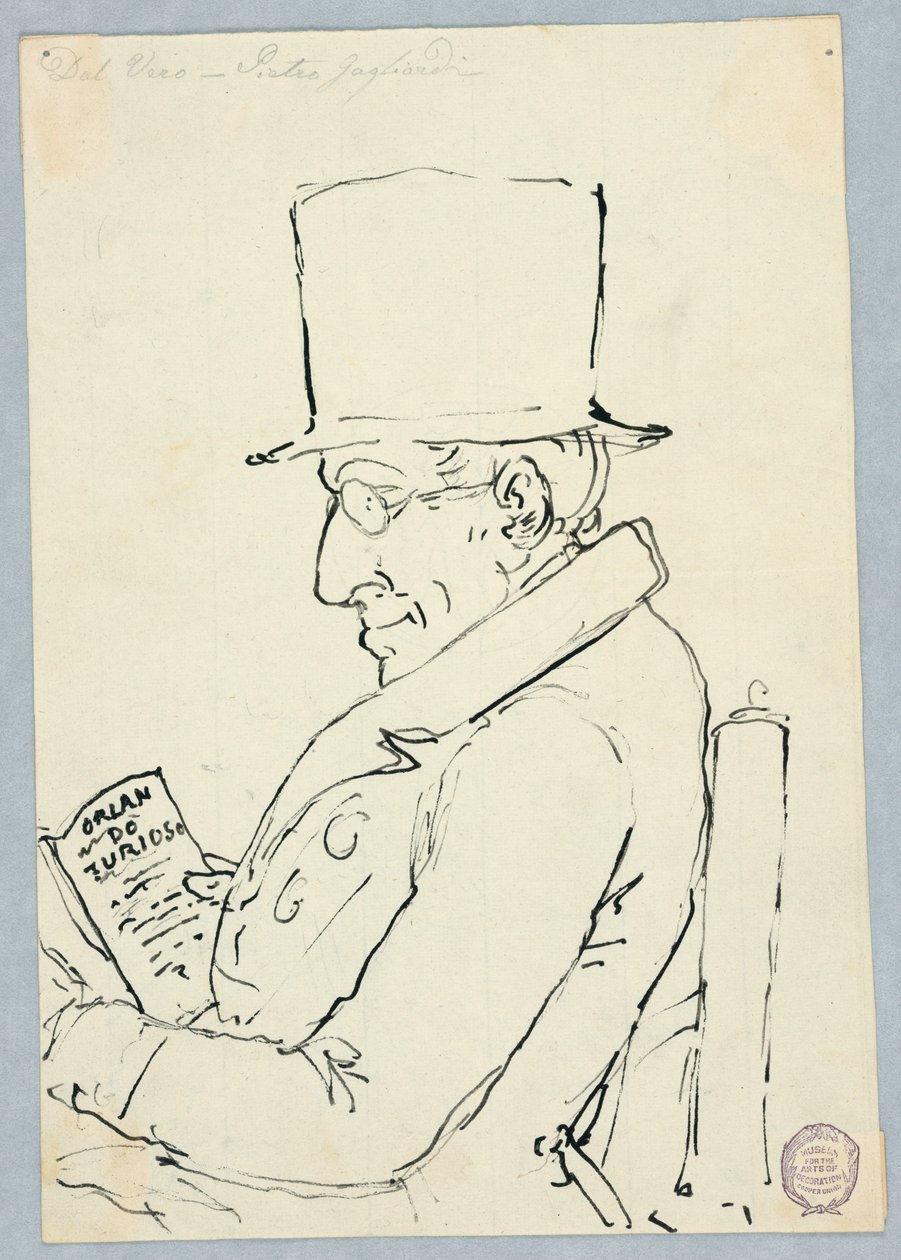 Portrét muže od Pietro Gagliardi