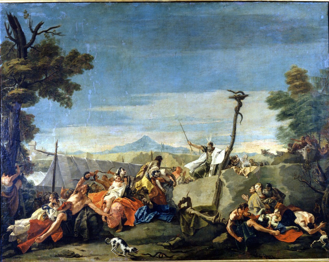 Bronzový had (18. století), Obraz od pietra Ligariho od Pietro Ligari