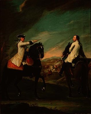 Guglielmo de Montfort a jeho polní zřízenec od Pietro Longhi
