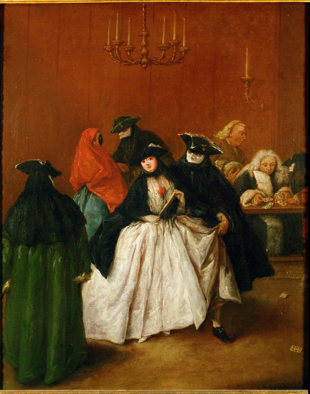 Il Ridotto (malba na plátně) od Pietro Longhi