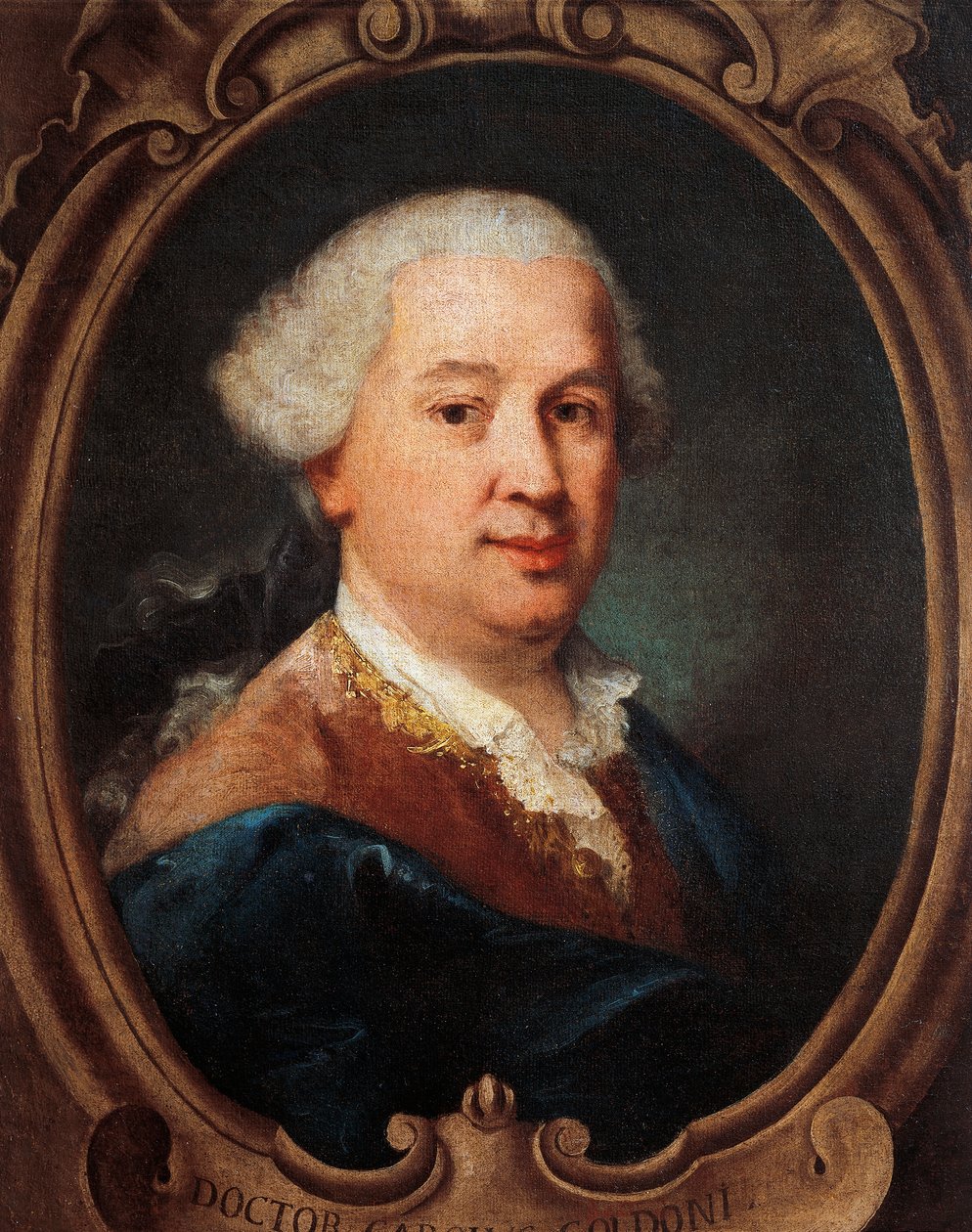 Portrét Carla Goldoniho (Benátky od Pietro Longhi